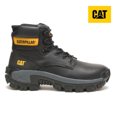 Caterpillar Invader Hi Steel Toe Werkschoenen Heren Zwart (WTHJ.NL)